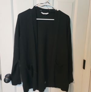 Time & Tru Black Cardigan, Gently Used